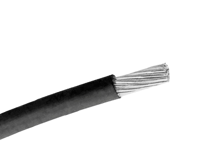 1000' 3/0 AWG Aluminum XLP USE-2 RHH RHW-2 Direct Burial Cable Black 600V 